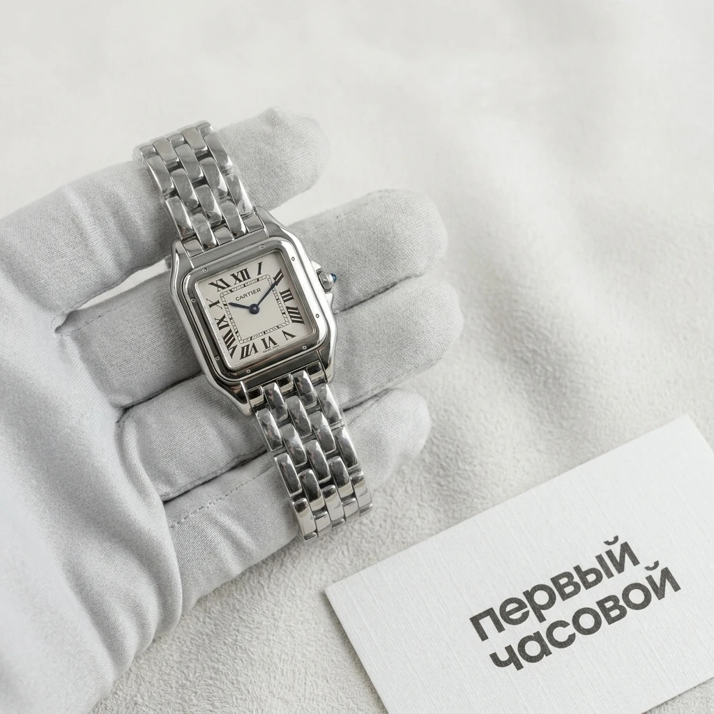 Купить элитные часы Cartier Panthère De Cartier Steel Medium WSPN0007: в наличии в Москве!