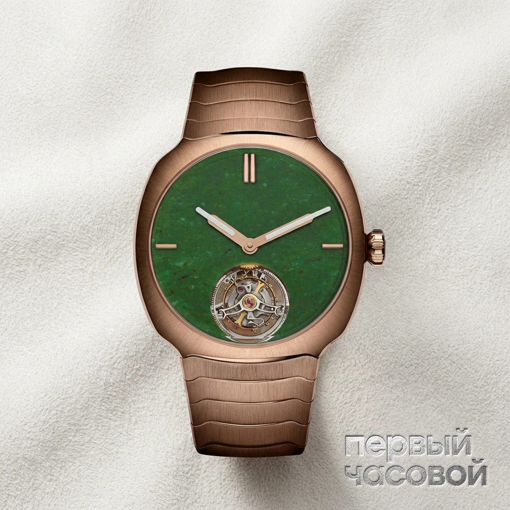 Купить элитные часы H. Moser &amp; Cie Streamliner Tourbillon Wyoming Jade 6804-0406: в наличии в Москве!