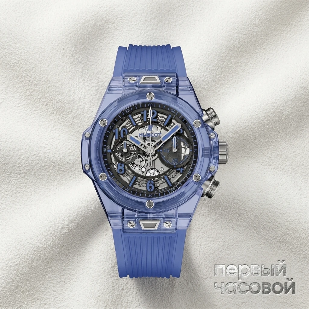 Купить элитные часы Hublot Big Bang Unico Blue Sapphire 45 mm 411.JL.4809.RT: в наличии в Москве!
