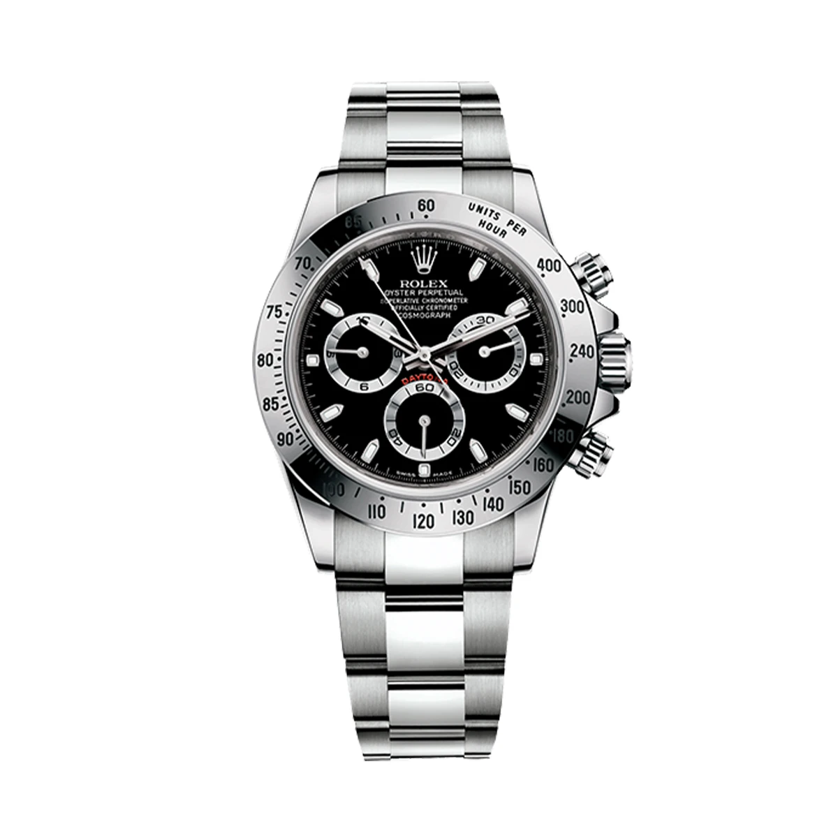 Купить элитные часы Rolex Cosmograph Daytona Steel Black Dial 116520: в наличии в Москве!