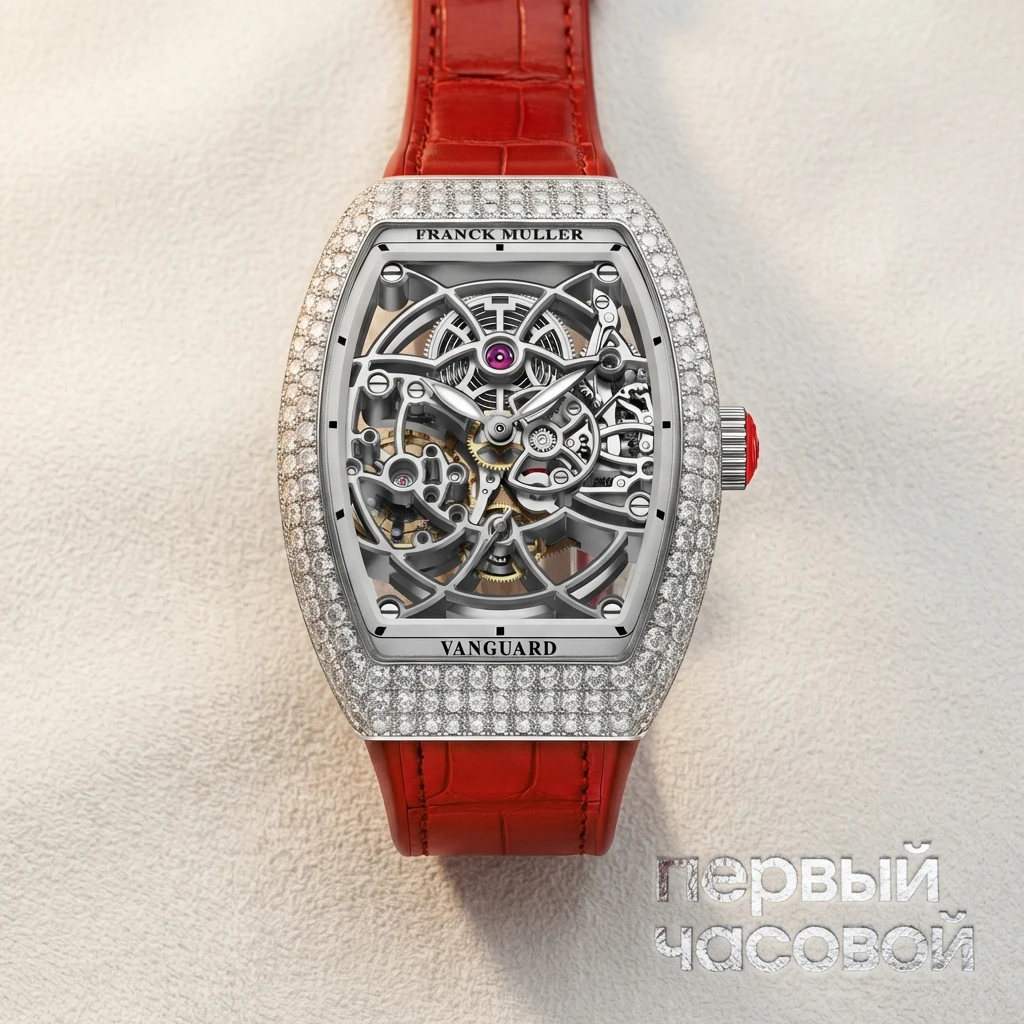 Franck Muller Vanguard Lady Skeleton V 32 S6 SQT D (RG)