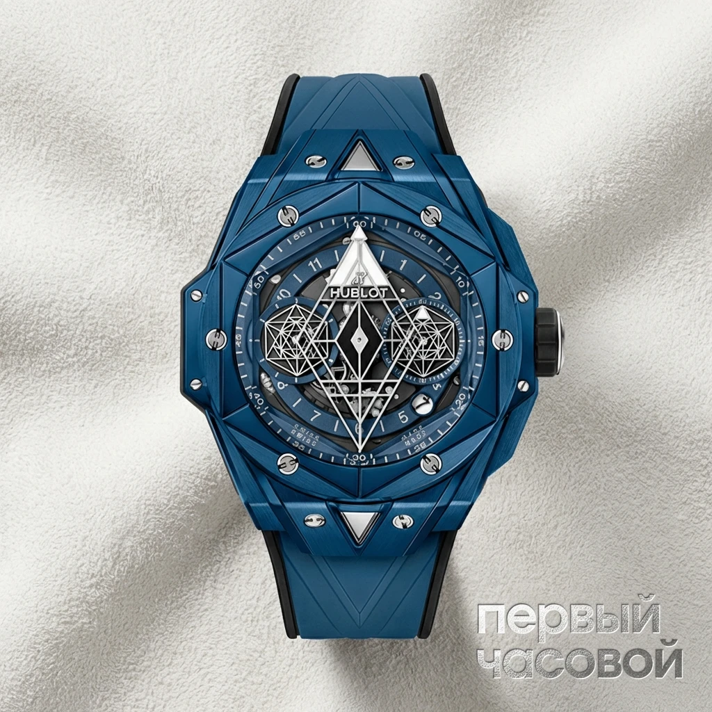 Купить элитные часы Hublot Big Bang Sang Bleu II Blue Ceramic 418.EX.5107.RX.MXM21: в наличии в Москве!