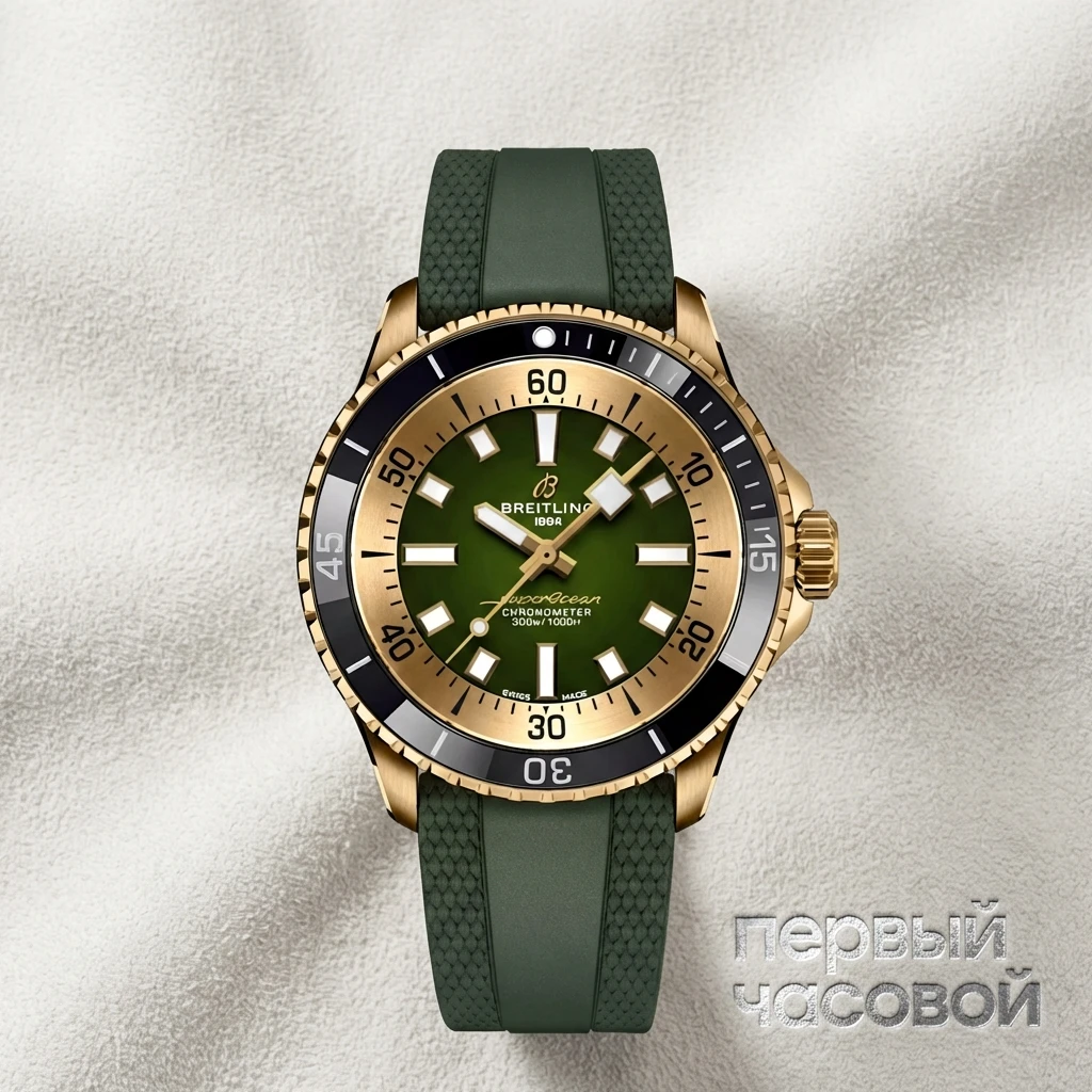 Купить элитные часы Breitling Superocean Automatic 42 Bronze N17375201L1S1: в наличии в Москве!