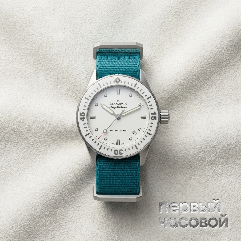 Купить элитные часы Blancpain Fifty Fathoms Bathyscaphe 5100 1127 NATA: в наличии в Москве!
