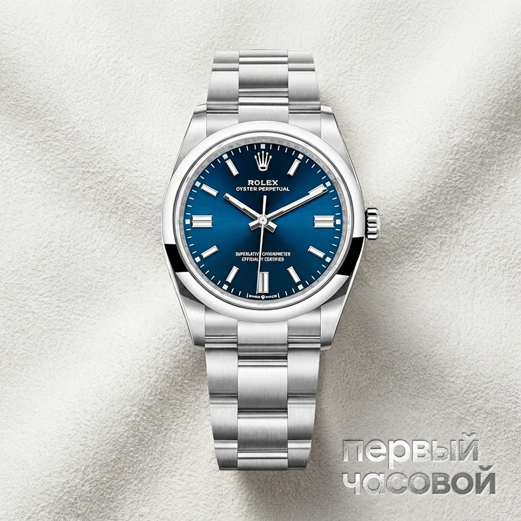 Купить элитные часы Rolex Oyster Perpetual 36 Stainless Steel Blue Dial 126000: в наличии в Москве!
