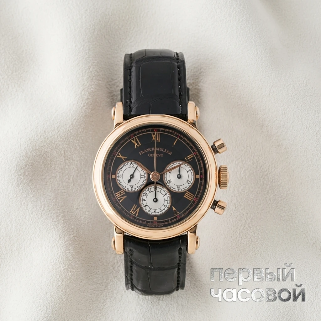 Купить элитные часы Franck Muller Lemania Chronograph Rose Gold 3870 NA: в наличии в Москве!