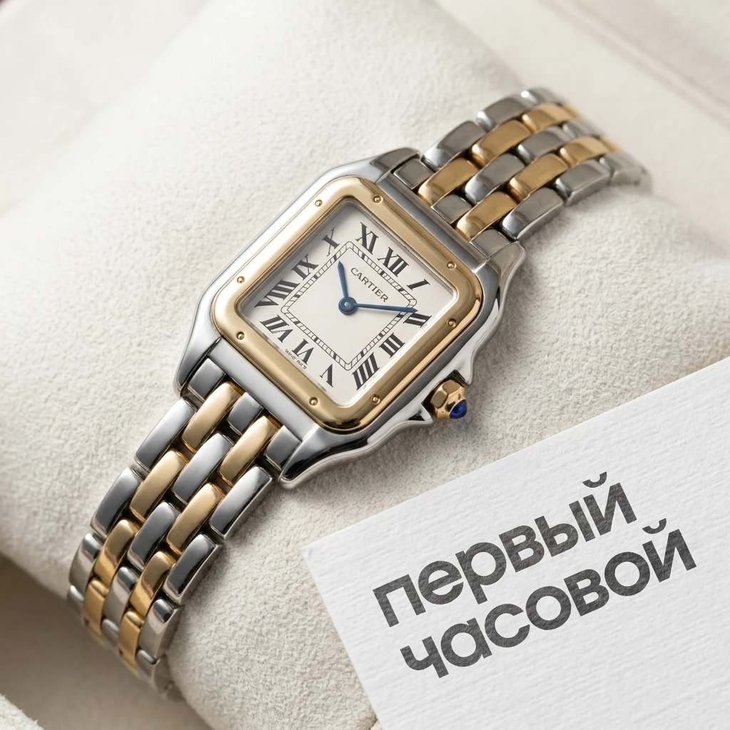 Купить элитные часы Cartier Panthere De Cartier Small Steel And Yellow Gold W2PN0018: в наличии в Москве!