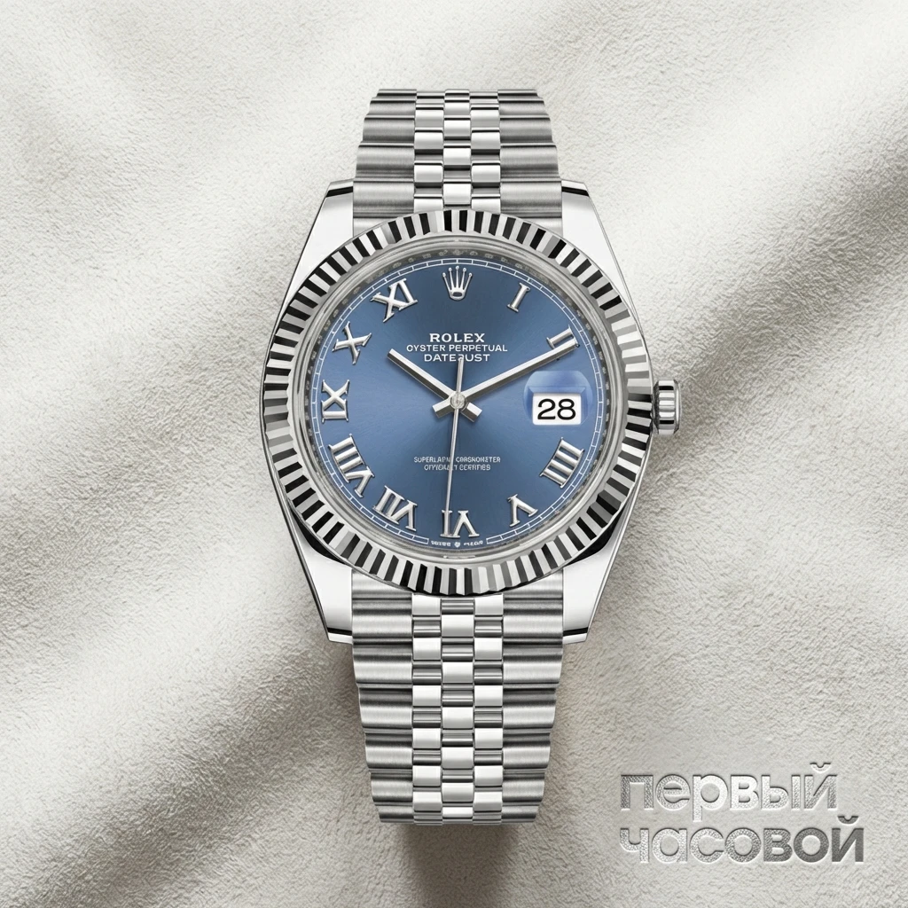 Купить элитные часы Rolex Datejust 41mm Blue Azzurro 2022 126334: в наличии в Москве!