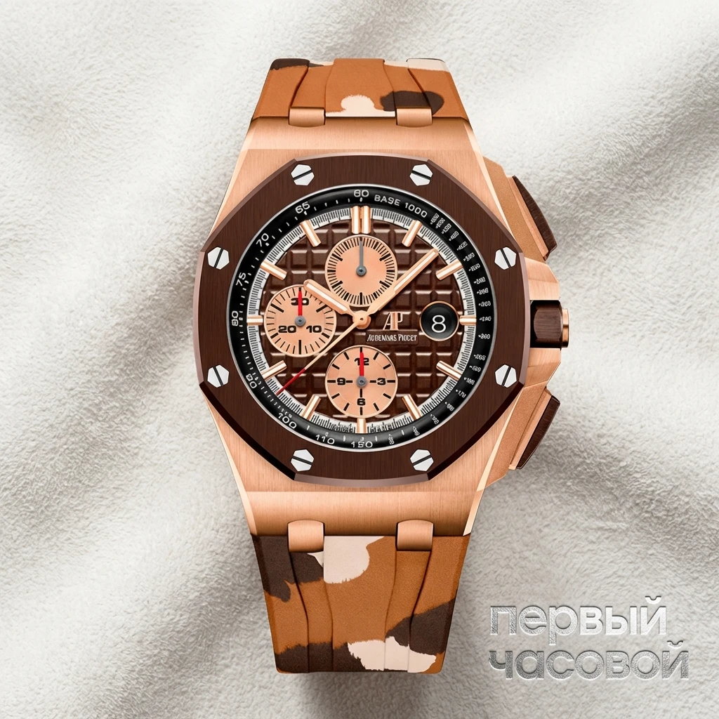 Купить элитные часы Audemars Piguet Royal Oak Offshore Chronograph 44mm Camouflage Limited Edition  26401RO.OO.A087CA.01: в наличии в Москве!