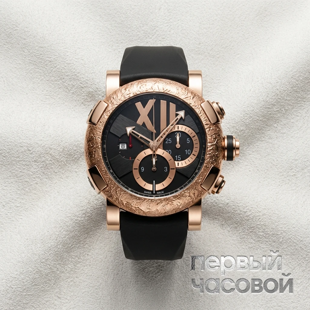 Купить элитные часы Romain Jerome Titanic-DNA - Rusted steel T-OXY IV Chronograph Ultimate Pink Gold Mat CH.T.OXY4.2222.00.BB: в наличии в Москве!