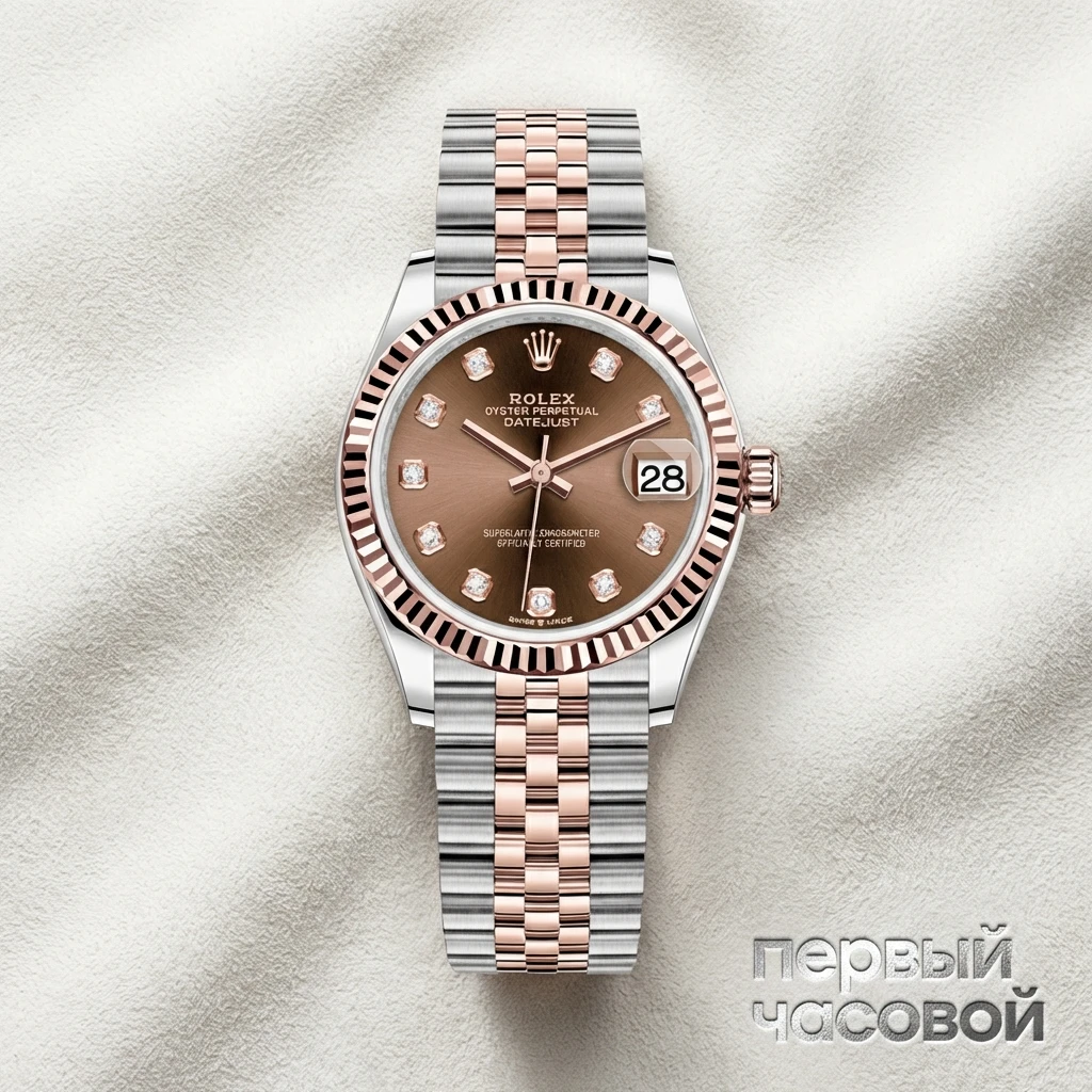 Rolex Datejust 31Mm Steel & Rose Gold Chocolate 278271