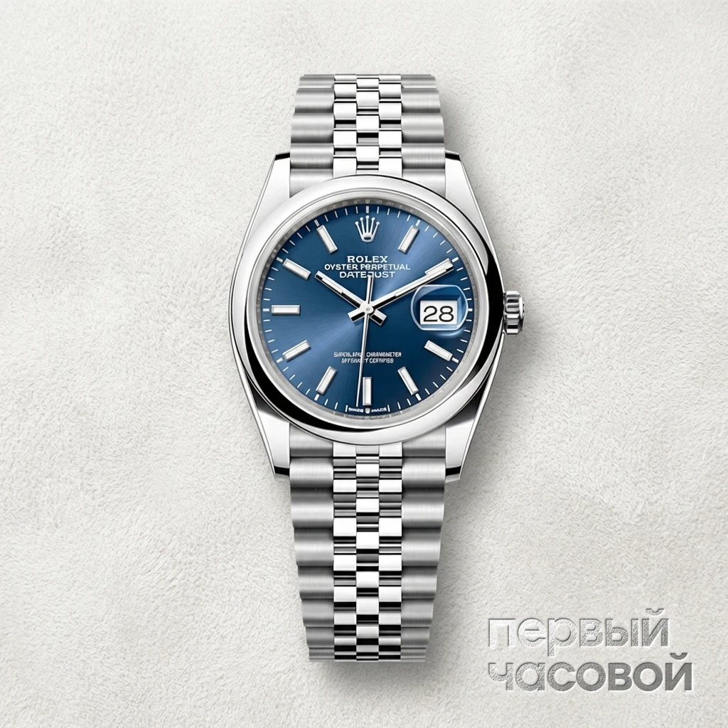 Купить элитные часы Rolex Oyster Perpetual Datejust 36Мм Blue Dial Jubilee Bracelet 126200: в наличии в Москве!