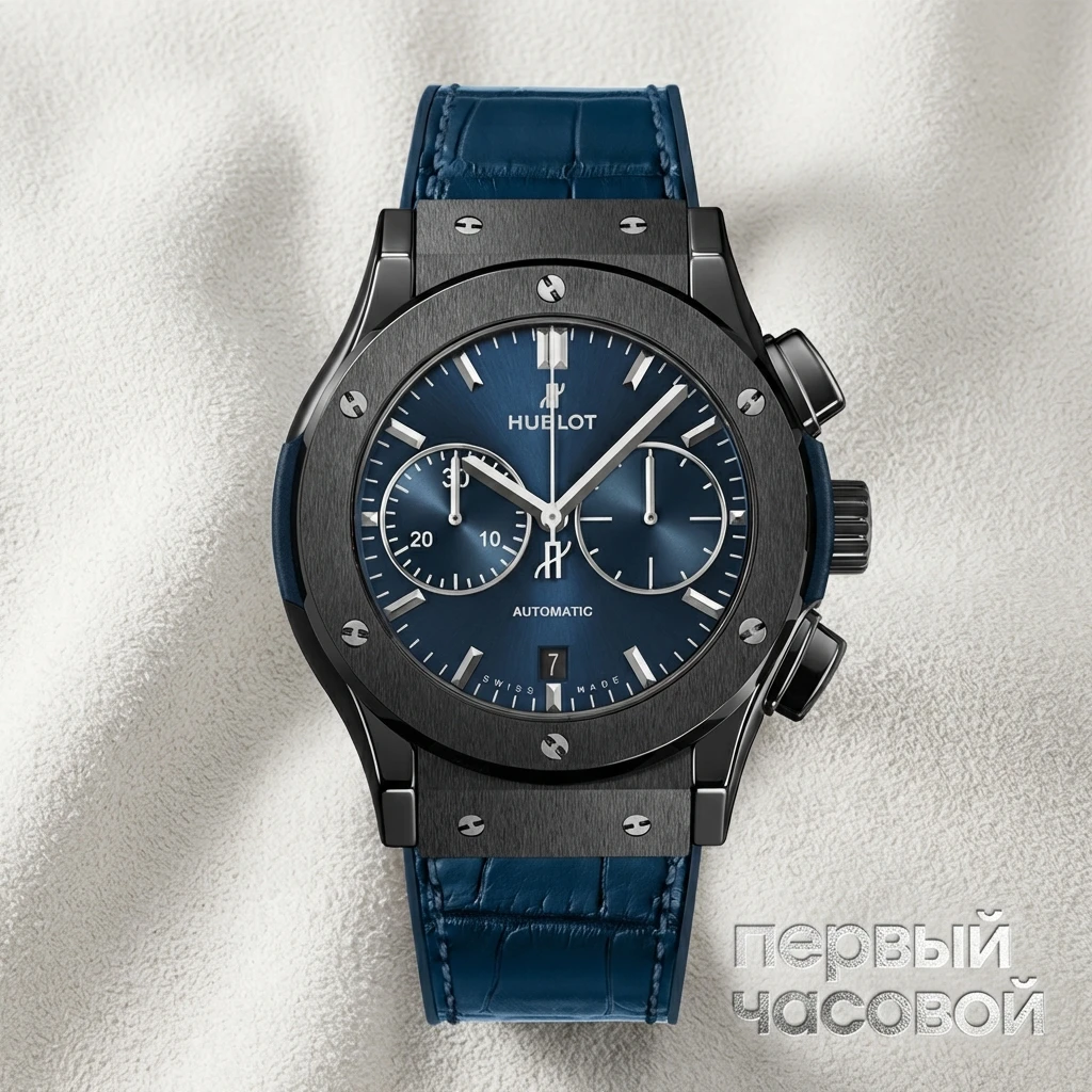 Hublot Classic Fusion Chronograph Ceramic Blue 45mm 521.CM.1171.RX