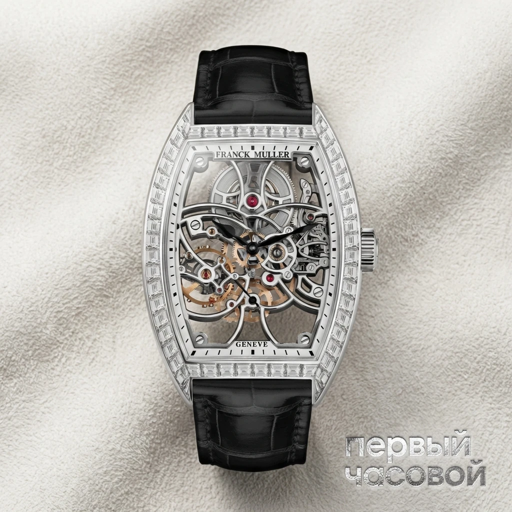 Купить элитные часы Franck Muller Mens Collection Cintree Curvex Skeleton 8880 B S6 SQT BAG: в наличии в Москве!