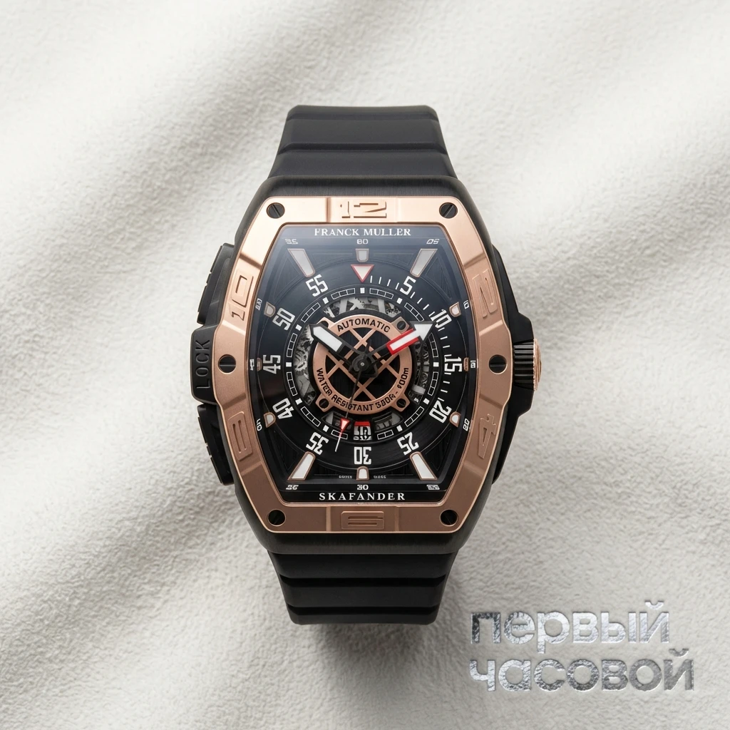 Купить элитные часы Franck Muller Skafander Classic SKF 46 DV SC DT TTNRBR 5N.NR: в наличии в Москве!