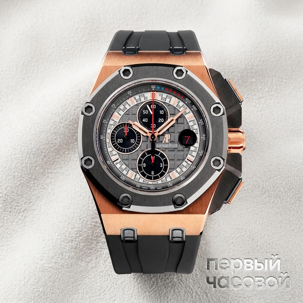 Купить элитные часы Audemars Piguet Royal Oak Offshore Michael Schumacher Rose Gold Titanium Limited Edition 26568OM.OO.A004CA.01: в наличии в Москве!
