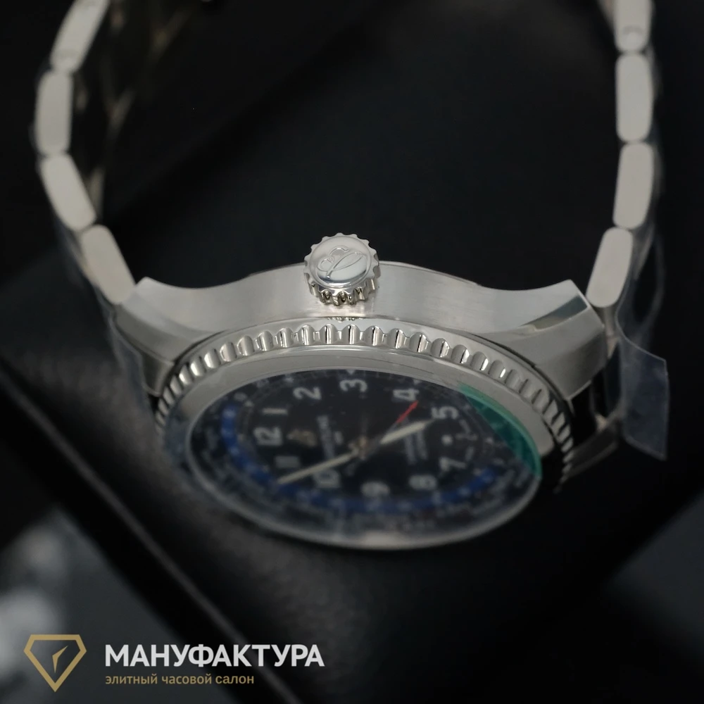 Купить элитные часы Breitling Aviator 8 B35 43 STEEL - BLACK AB3521U41B1A1: в наличии в Москве!