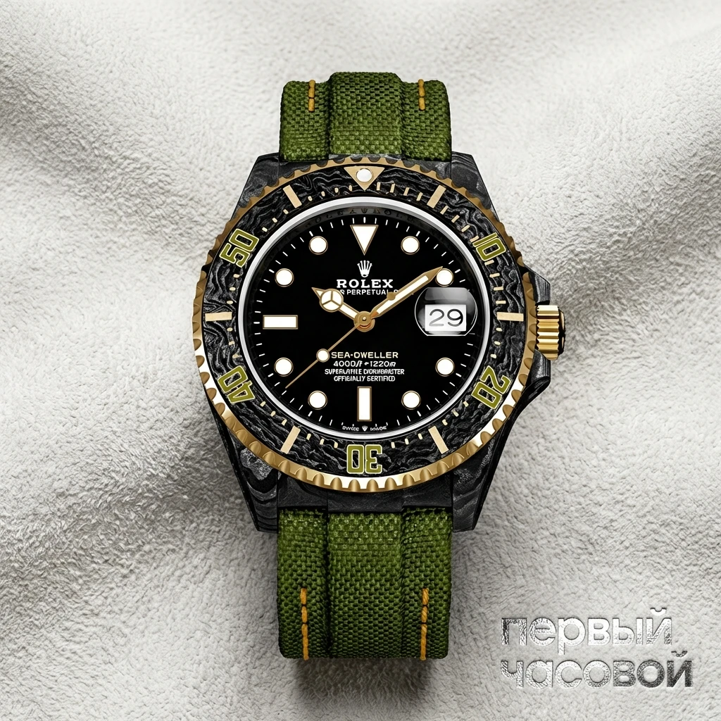 Купить элитные часы DiW Rolex Sea Dweller Camo Green : в наличии в Москве!