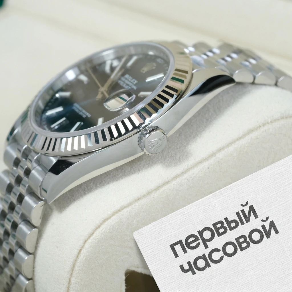 Купить элитные часы Rolex Oyster Perpetual Datejust 41 mm Blue Dial 126334: в наличии в Москве!