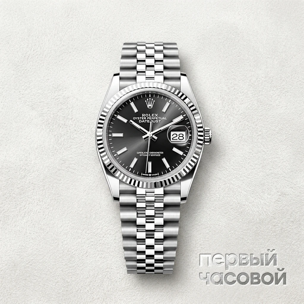 Купить элитные часы Rolex Datejust 36Mm Steel &amp; White Gold Black Dial 126234: в наличии в Москве!