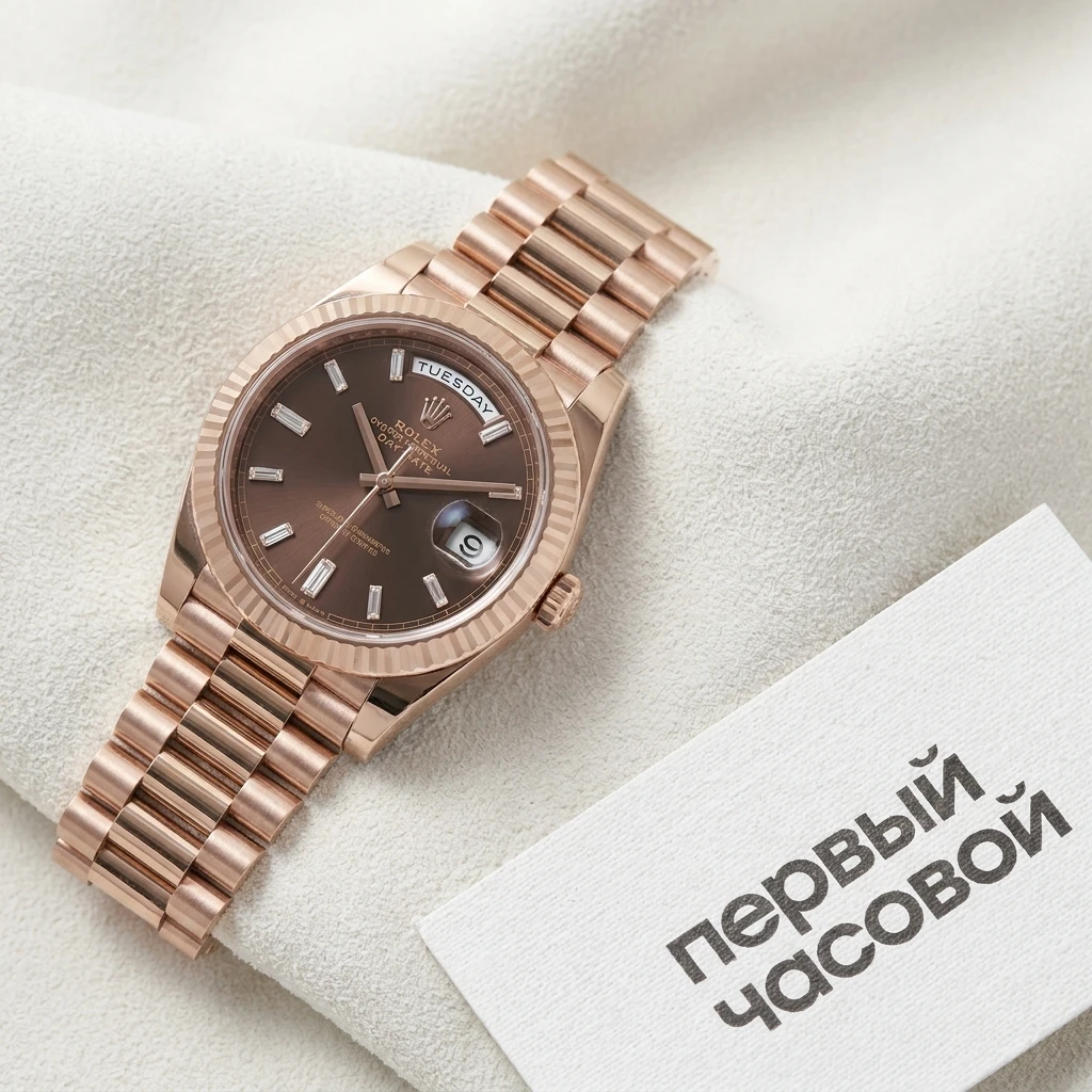 Купить элитные часы Rolex Oyster Day-Date 40 Chocolate Dial 228235-0003: в наличии в Москве!