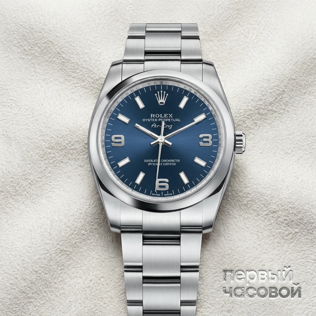 Купить элитные часы Rolex Air-King 34mm Steel 114200-0014: в наличии в Москве!