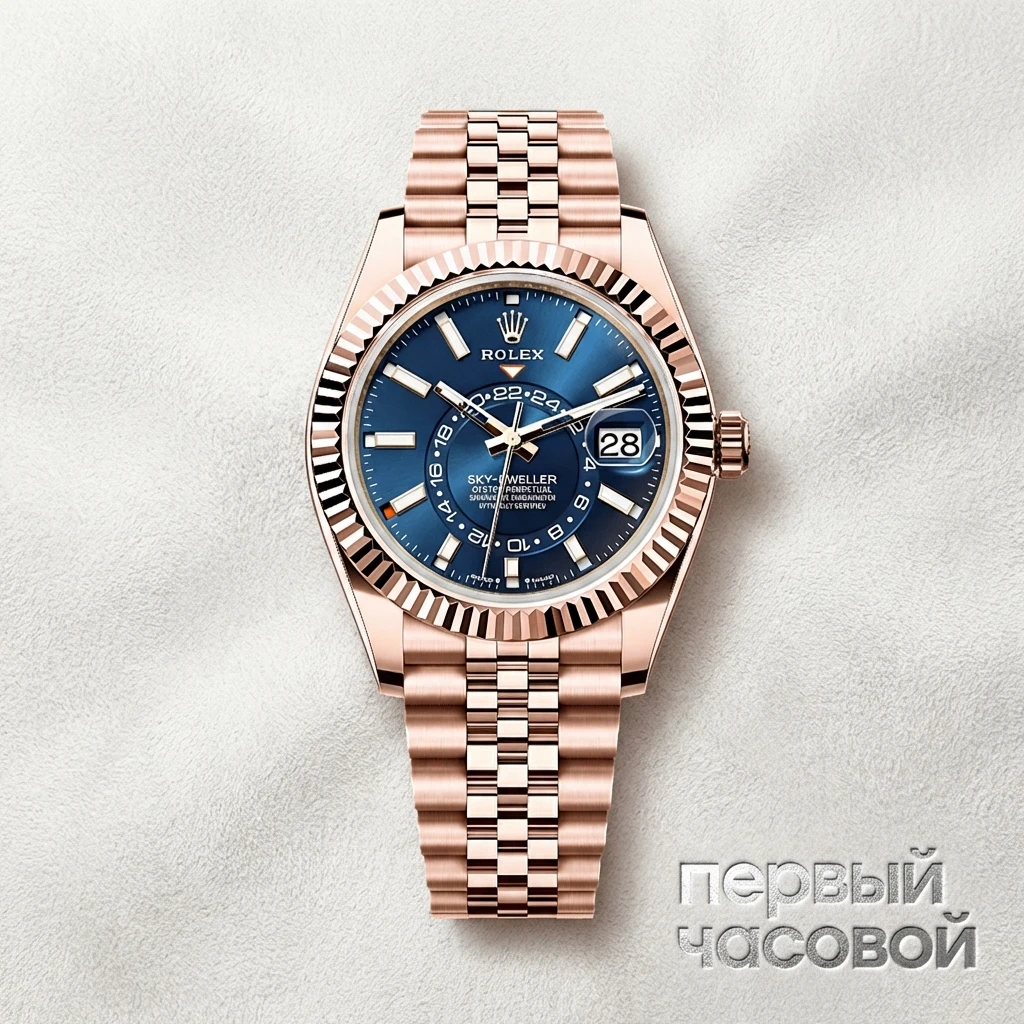 Rolex Sky-Dweller Rose Gold Blue Dial 336935
