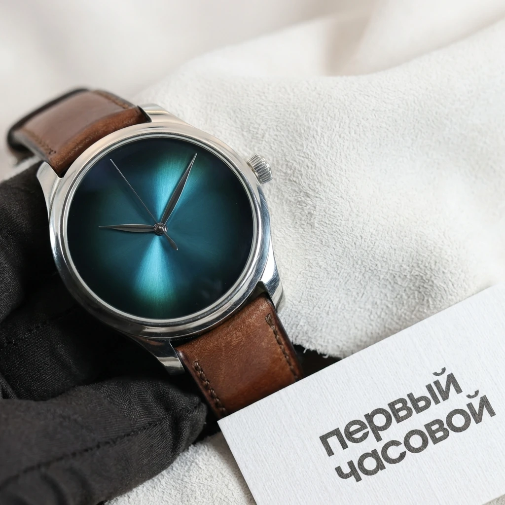 Купить элитные часы H. Moser &amp; Cie Endeavour Centre Seconds White Gold  Blue Lagoon 40mm 1200-0206: в наличии в Москве!