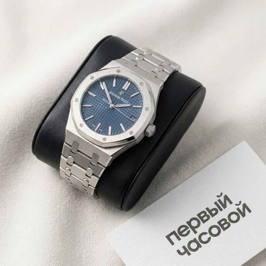 Купить элитные часы Audemars Piguet Royal Oak Selfwinding 50th Anniversary 41 mm 15510ST.OO.1320ST.01: в наличии в Москве!