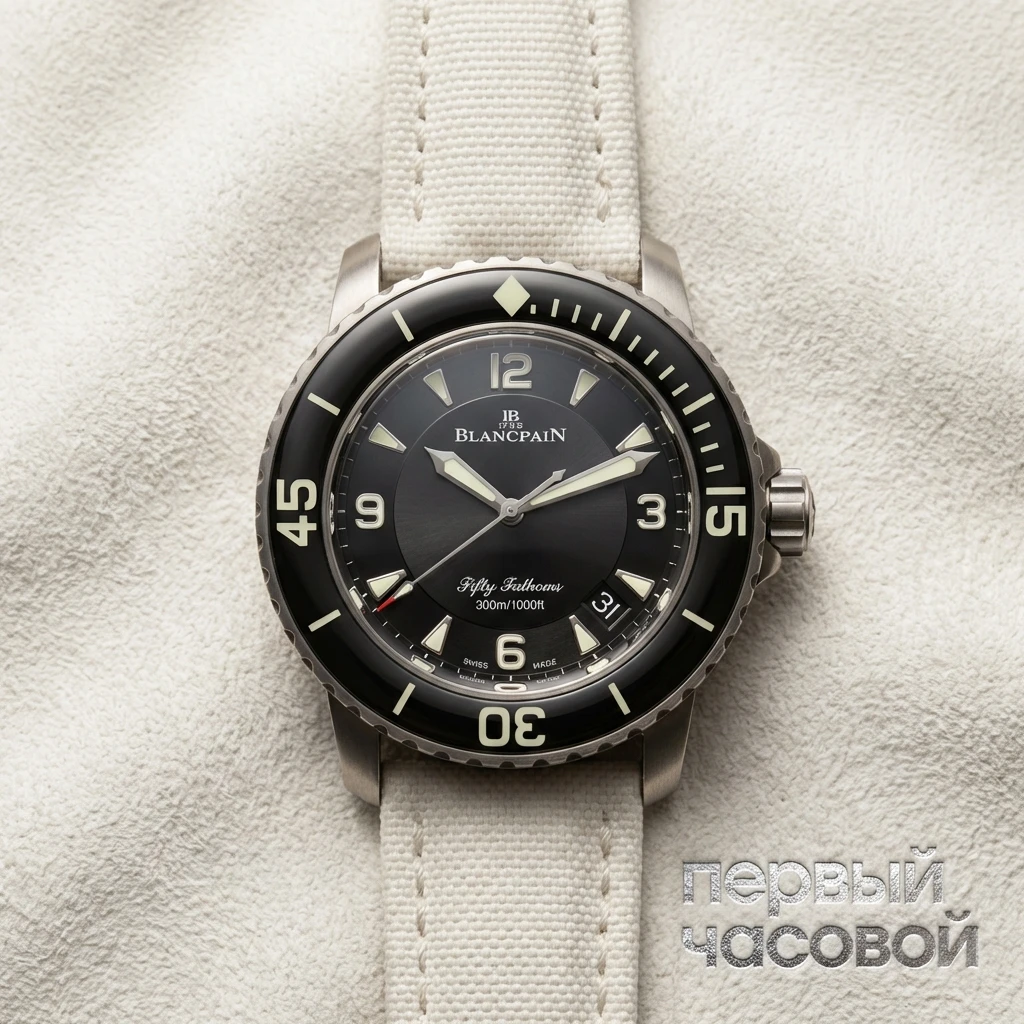 Купить элитные часы Blancpain Fifty Fathoms Automatique 5015 12B30 B52B: в наличии в Москве!