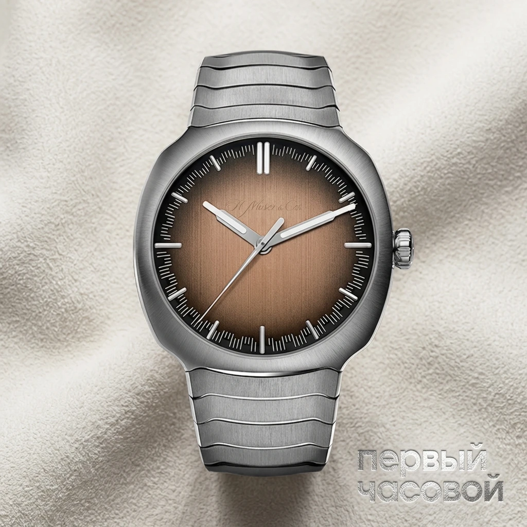 Купить элитные часы H. Moser &amp; Cie Streamliner Centre Seconds Smoked Salmon 6200-1207: в наличии в Москве!