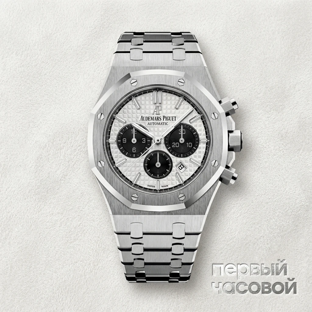 Купить элитные часы Audemars Piguet Royal Oak Chronograph 41mm White Dial 2021 26331ST.OO.1220ST.03: в наличии в Москве!