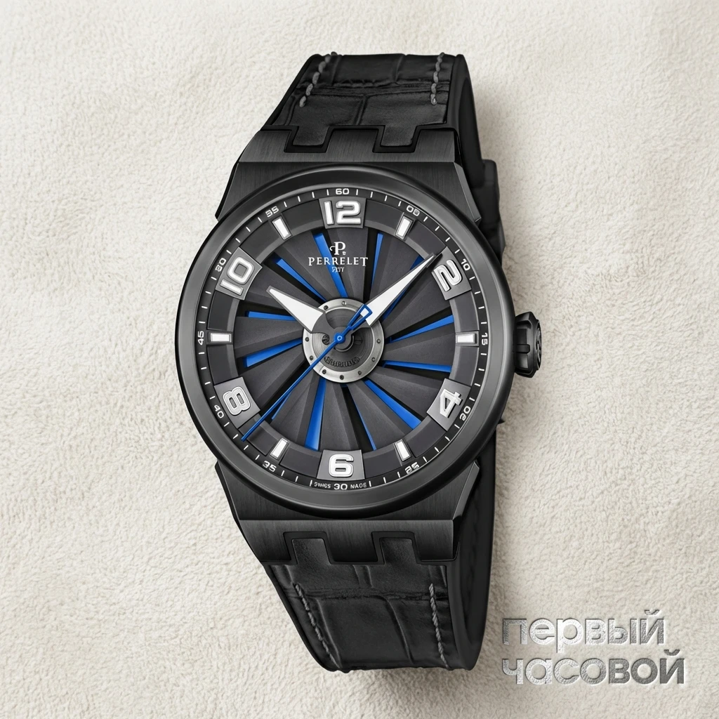 Купить элитные часы Perrelet Turbine Evo 44mm A4063/B: в наличии в Москве!