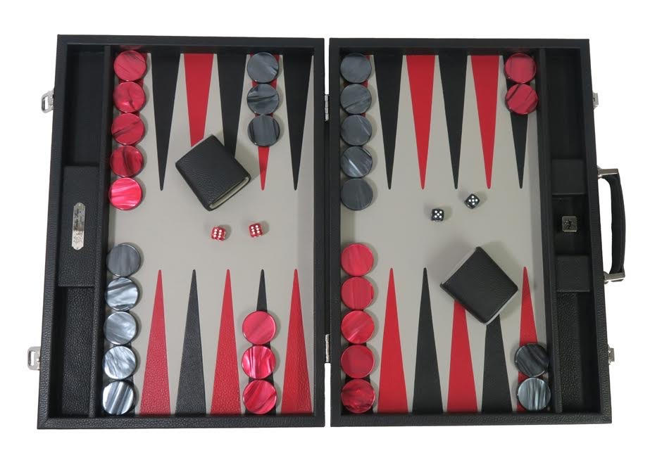 Hector Saxe Paris Backgammon Buffalo Leather Competition - Baptiste