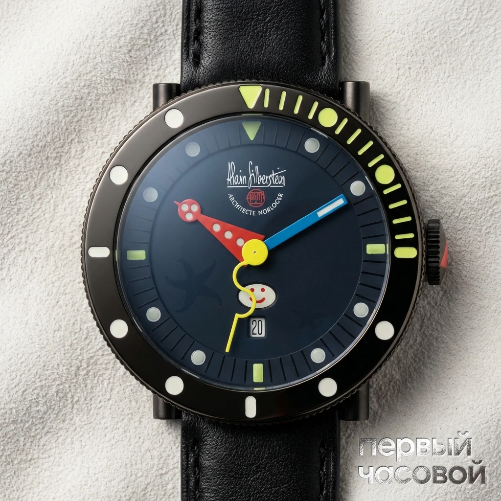 Купить элитные часы Alain Silberstein MARINE SMILEDAY BLACK : в наличии в Москве!