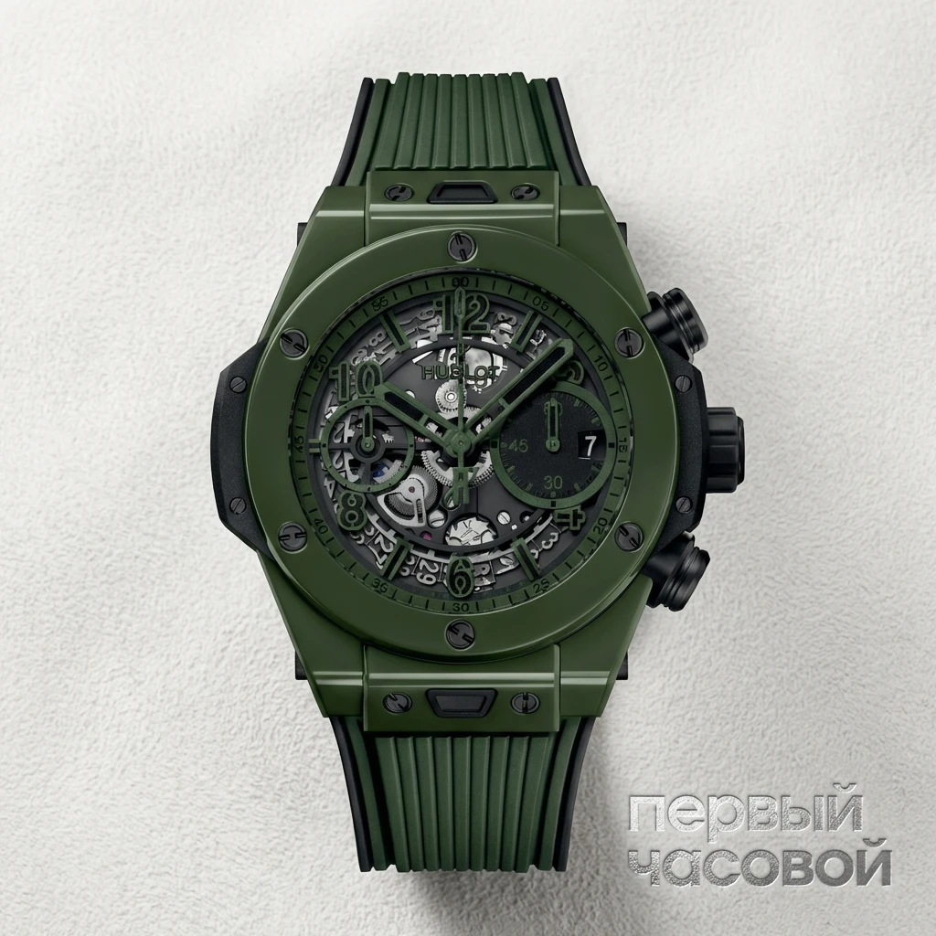 Купить элитные часы Hublot Big Bang Unico Dark Green Ceramic 441.GX.5210.RX: в наличии в Москве!