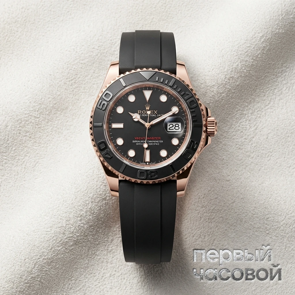 Купить элитные часы Rolex Oyster Perpetual Yacht-Master 40 Everose Gold 126655: в наличии в Москве!