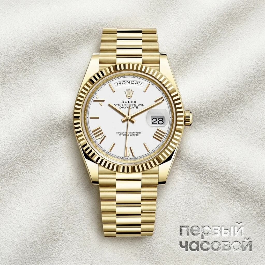 Купить элитные часы Rolex Day-Date 40 Yellow Gold White Dial 228238: в наличии в Москве!