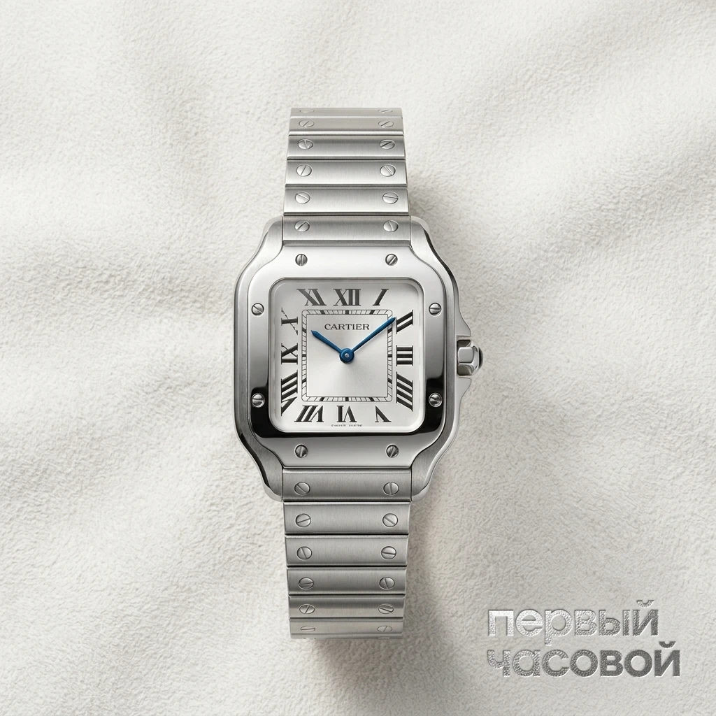 Купить элитные часы Cartier Santos De Cartier Small Model Silver Dial WSSA0082: в наличии в Москве!