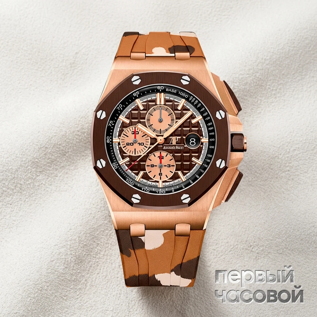 Купить элитные часы Audemars Piguet Royal Oak Offshore  Chronograph 44mm Camouflage Limited Edition  26401RO.OO.A087CA.01: в наличии в Москве!