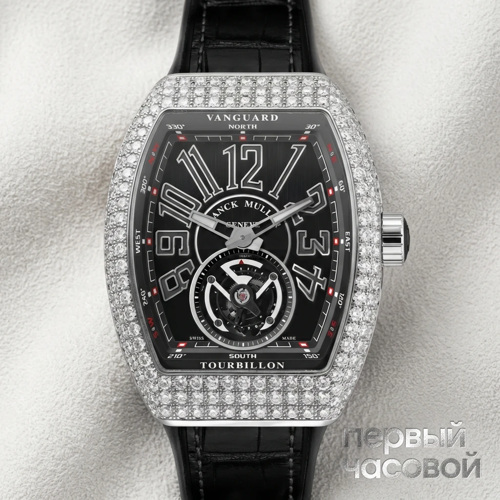 Купить элитные часы Franck Muller Mens Collection Vanguard V 45 T D Titan: в наличии в Москве!