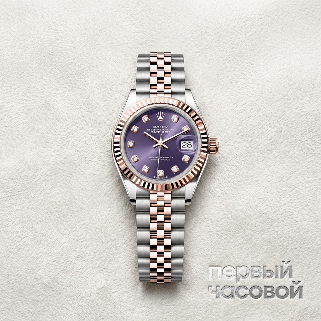 Rolex Lady-Datejust 28 Aubergine