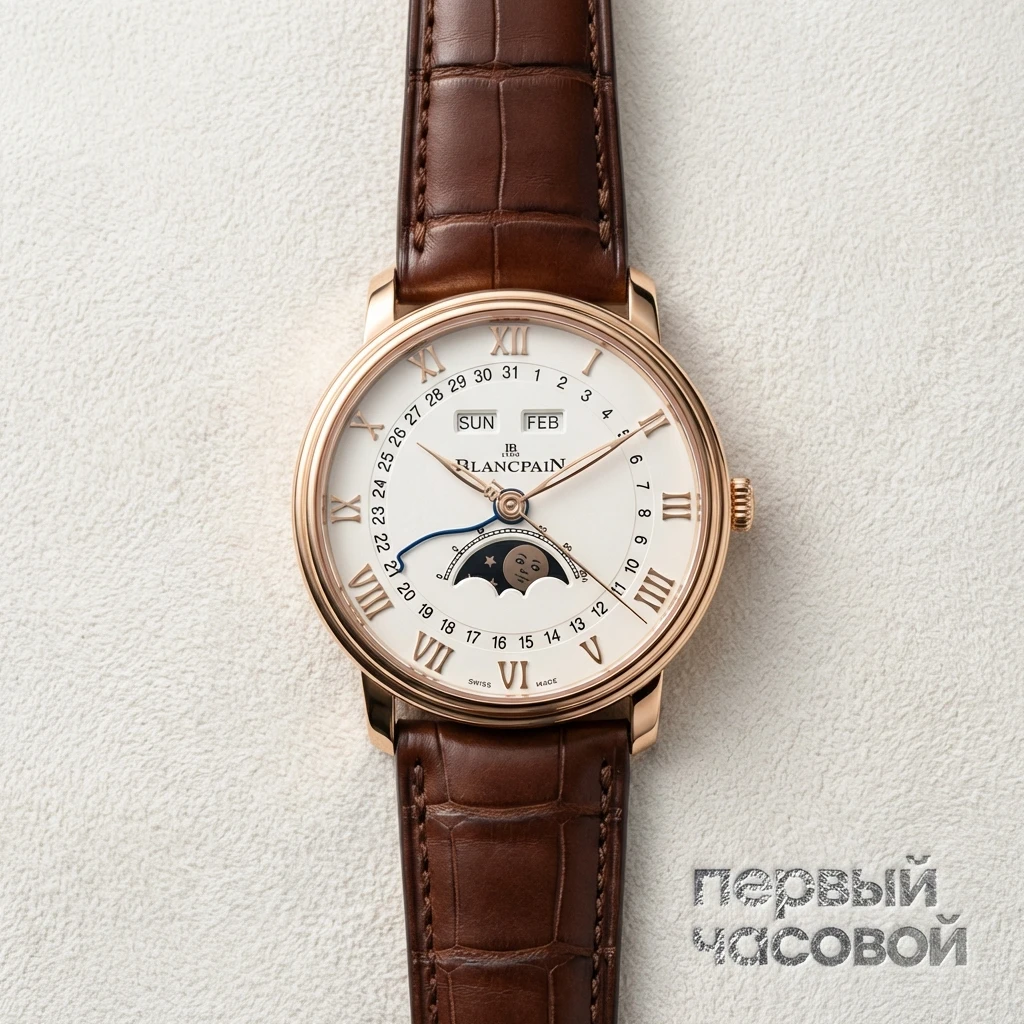 Blancpain Villeret Quantieme Complet 6654 3642 55B