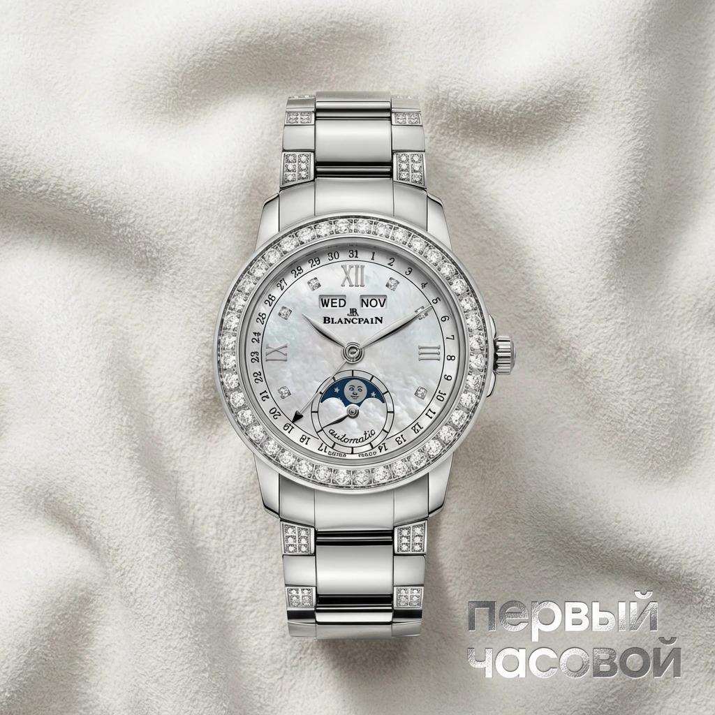 Купить элитные часы Blancpain Léman Moonphase 2360 4691A 87B: в наличии в Москве!
