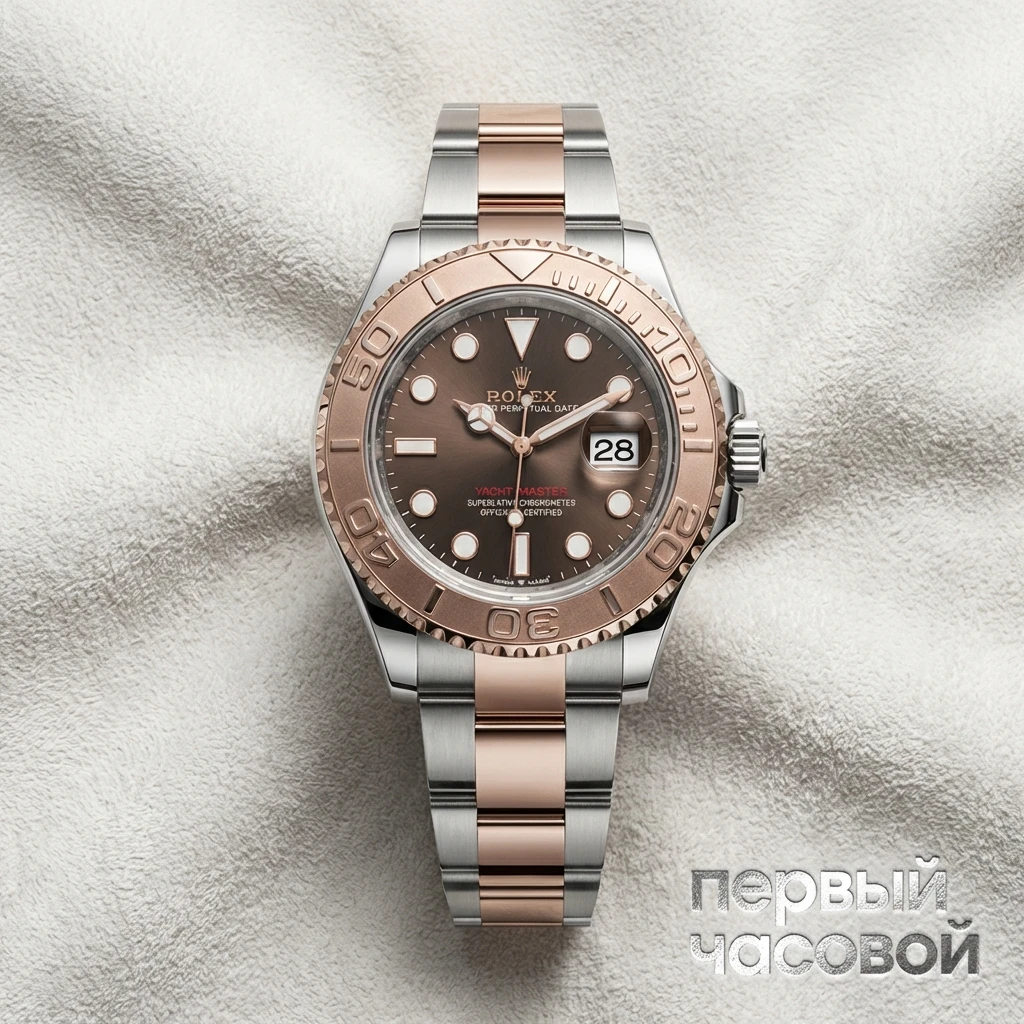 Купить элитные часы Rolex Yacht Master 40mm Steel Everose Chocolate Dial 126621: в наличии в Москве!