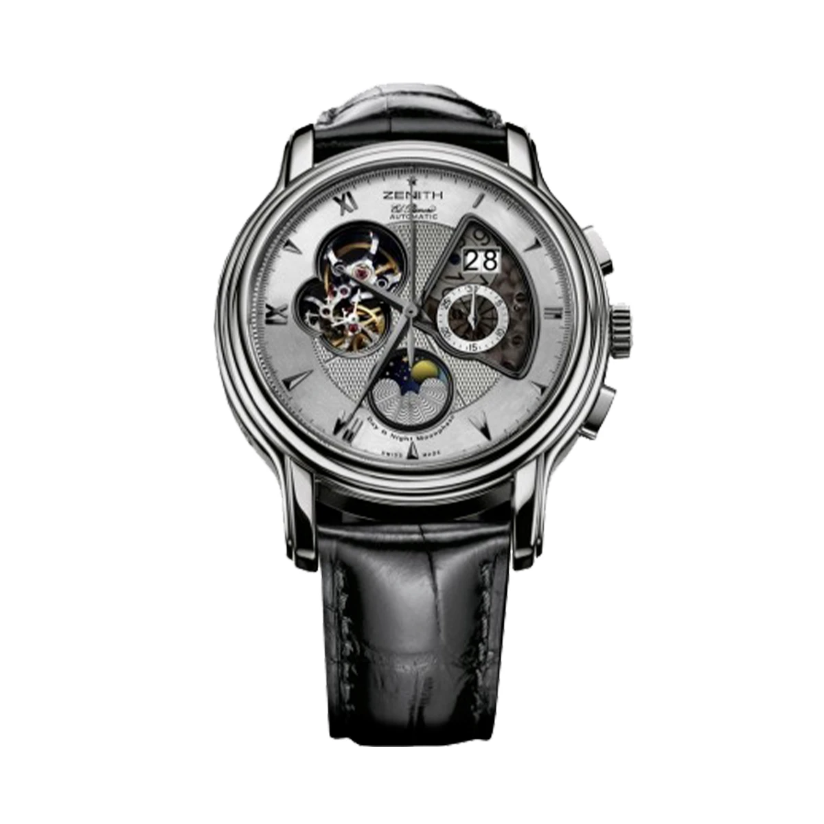 Купить элитные часы Zenith Chronomaster Open GDE Date Moonphase 03.1260.4047/02.C505: в наличии в Москве!