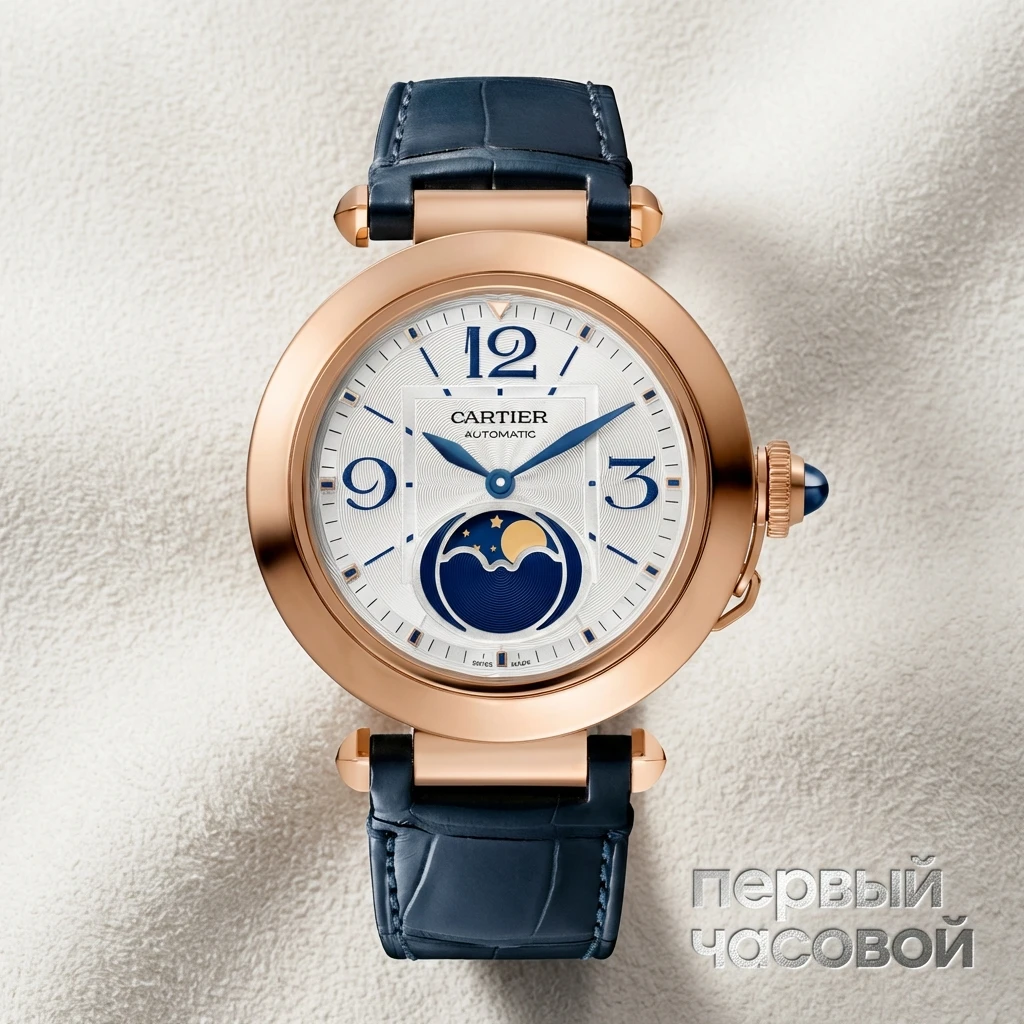 Купить элитные часы Cartier Pasha De  Moon Phases WGPA0026: в наличии в Москве!