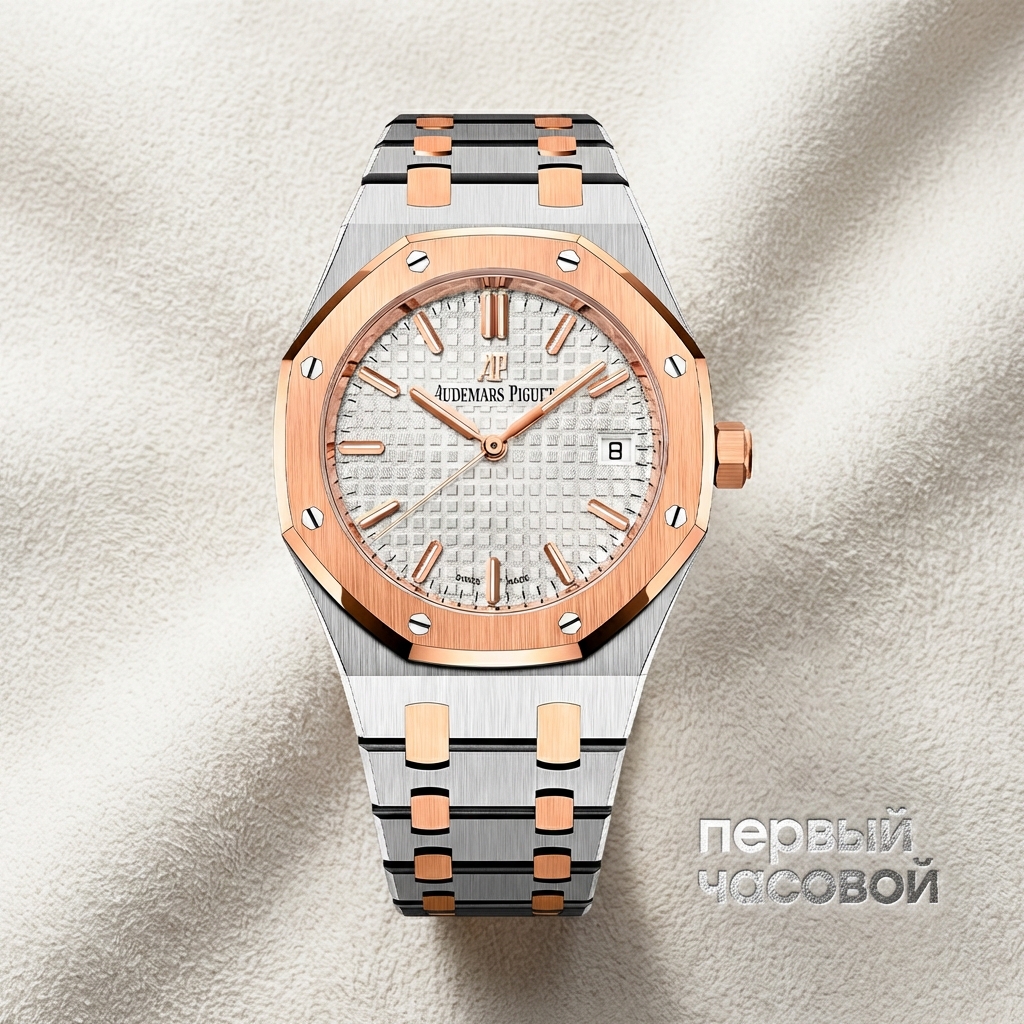 Audemars Piguet Royal Oak 34Mm Steel And Yellow Gold
