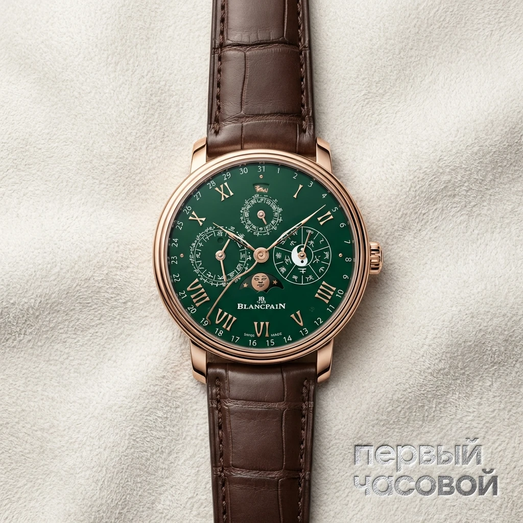 Купить элитные часы Blancpain Villeret Calendrier Chinois Traditionnel 0888 3632C 55B: в наличии в Москве!