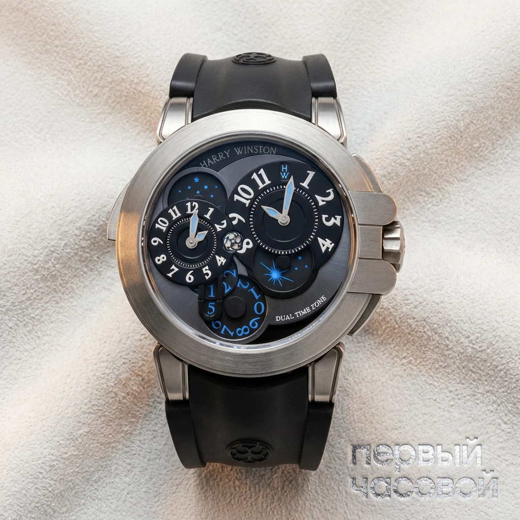 Купить элитные часы Harry Winston Dual Time Project Z4 44 mm 400/MATZ44Z: в наличии в Москве!